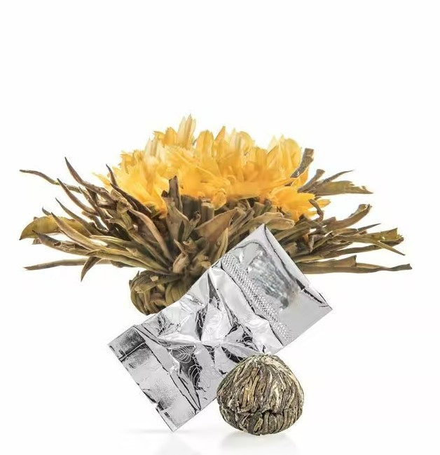 Sunflower and Lychee Bouquet Blooming Tea