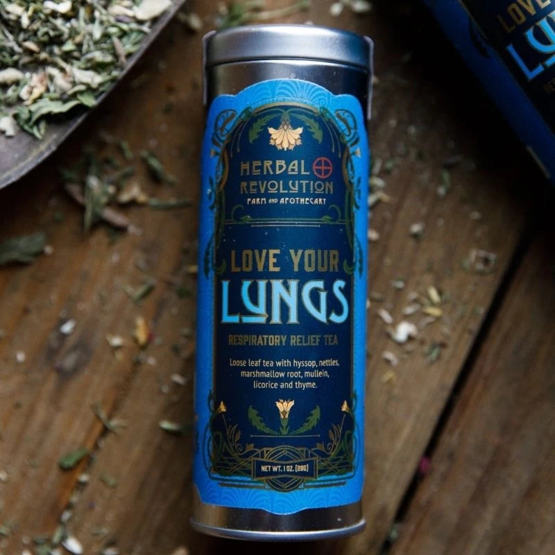 Love Your Lungs Tea Tin