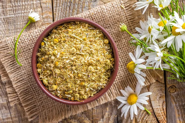 Chamomile Flowers (Cut & Sifted), European Wild Harvest, Organic