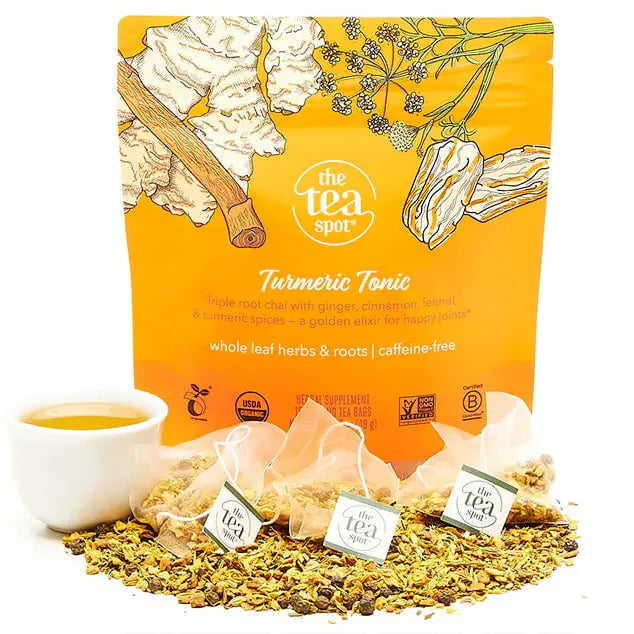 Turmeric Tonic, Organic Herbal Tea - 15 Sachets Each